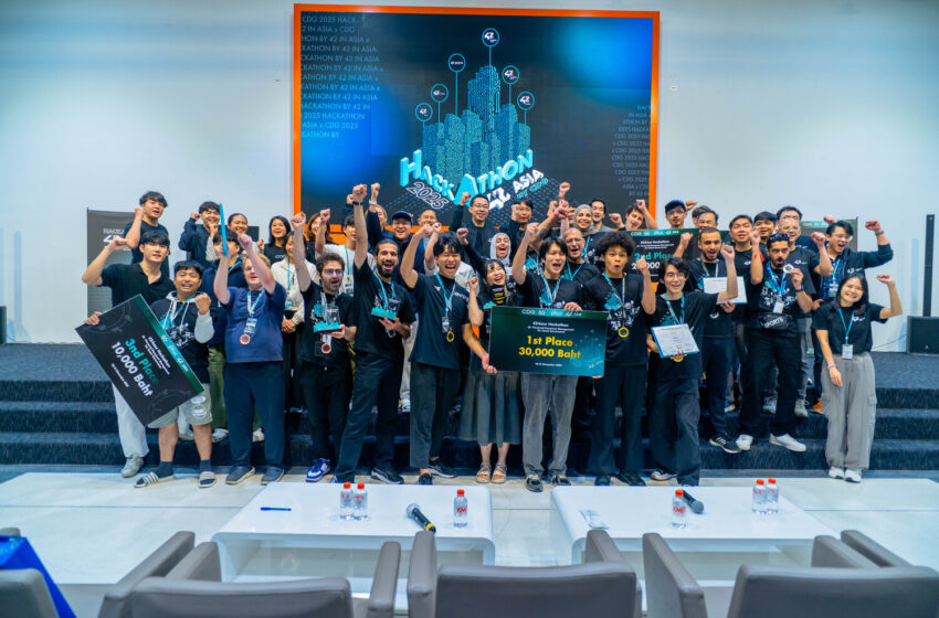  กลุ่มบริษัทซีดีจี ผนึกพลังคนรุ่นใหม่ทั่วเอเชีย ระเบิดไอเดียเวที Hackathon x 42 Asia  ยกระดับเอกสารดิจิทัล ด้วยโซลูชัน AI ผสาน OCR ขับเคลื่อนไทยสู่ Smart Governance